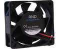 Axiale ventilator zonder borstel DC 60x60x25mm 24V 57m³/h